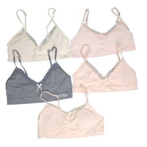 XOXO Girls Teens Bralette Collection Bundle Of 5